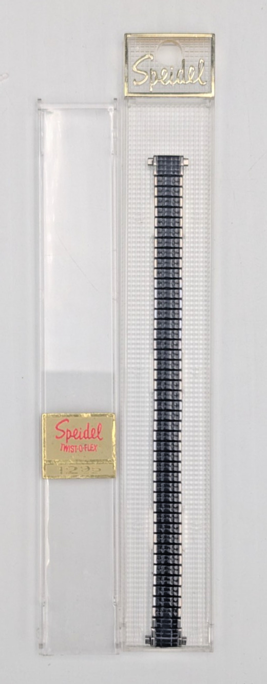 Speidel Black Twist O Flex Stainless Steel Women Ladies Watch Band